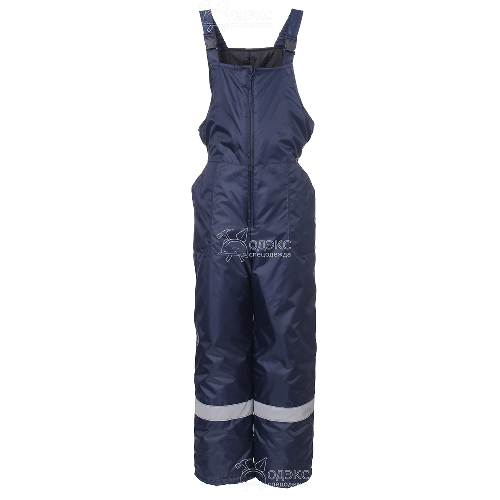 Костюм Бригадир утепл. (к+пк, син.+сер. с СОП)