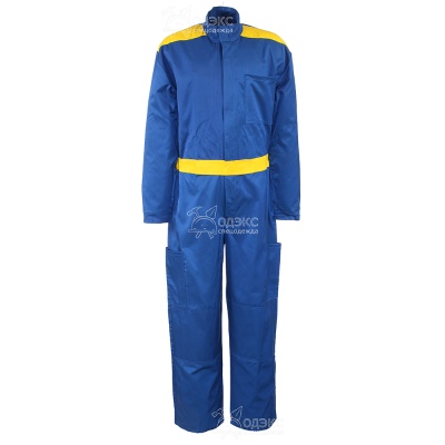 Комбинезон ИТР (тк. смесовая, син.+желт.)