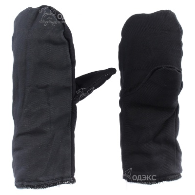 Рукавицы утепл. (диагональ гл.крашенная, ватин)